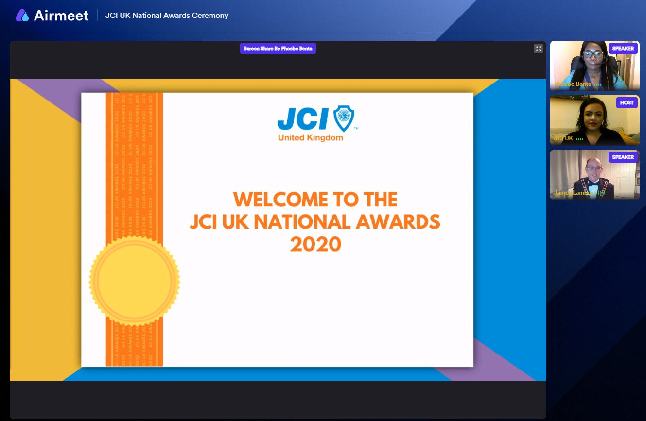 JCI UK National Award Winners 2020